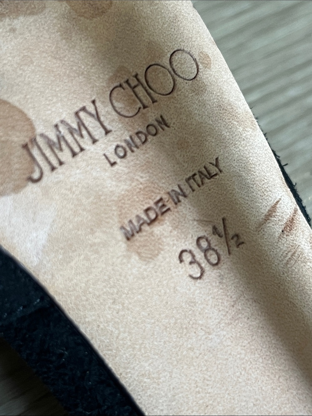 Jimmy Choo Black Suede Pointed Slingback Pumps - Picture 5 of 8